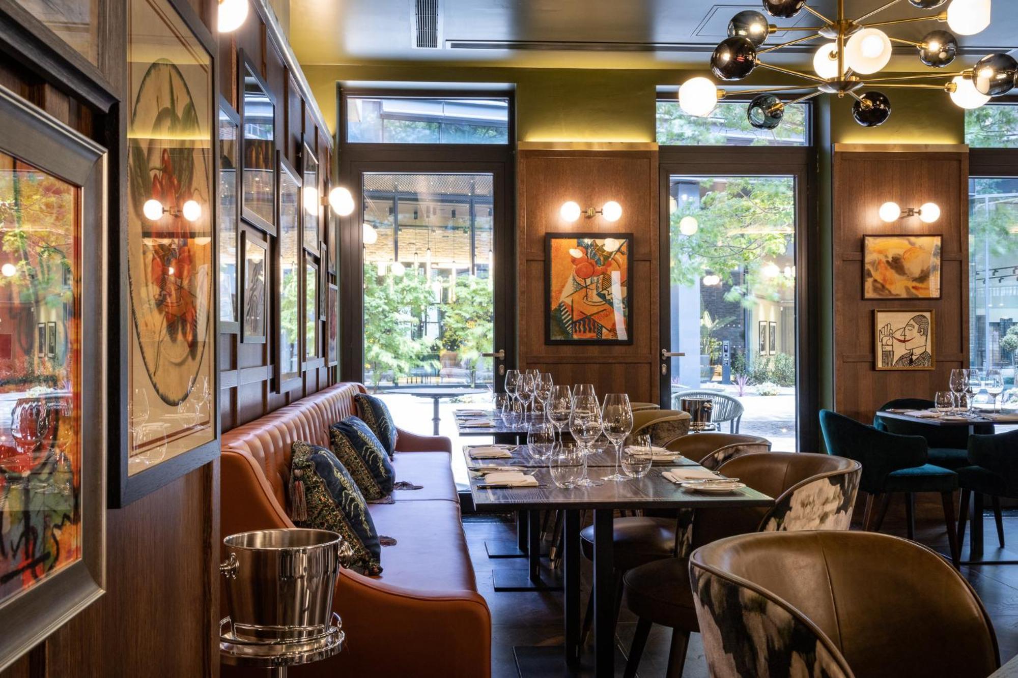 Sun Street Hotel Shoreditch London Exterior foto Interior of the restaurant