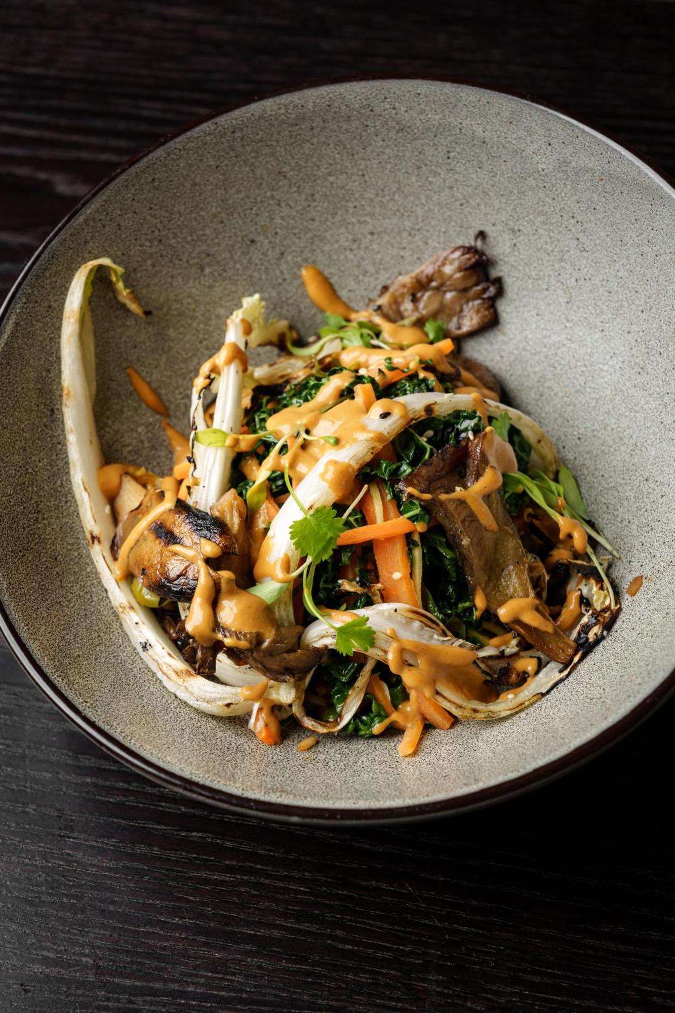 Sun Street Hotel Shoreditch London Exterior foto A plate of stir-fried vegetables