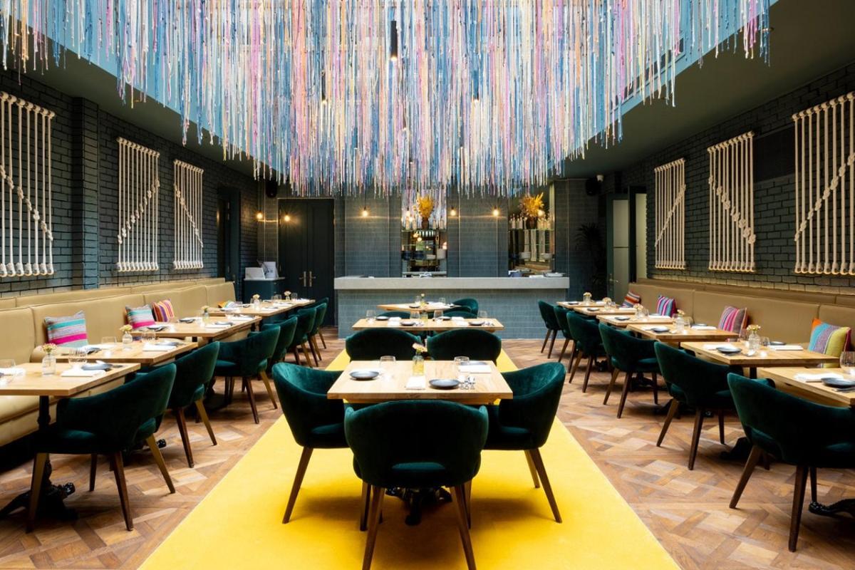 Sun Street Hotel Shoreditch London Exterior foto Restaurant interior